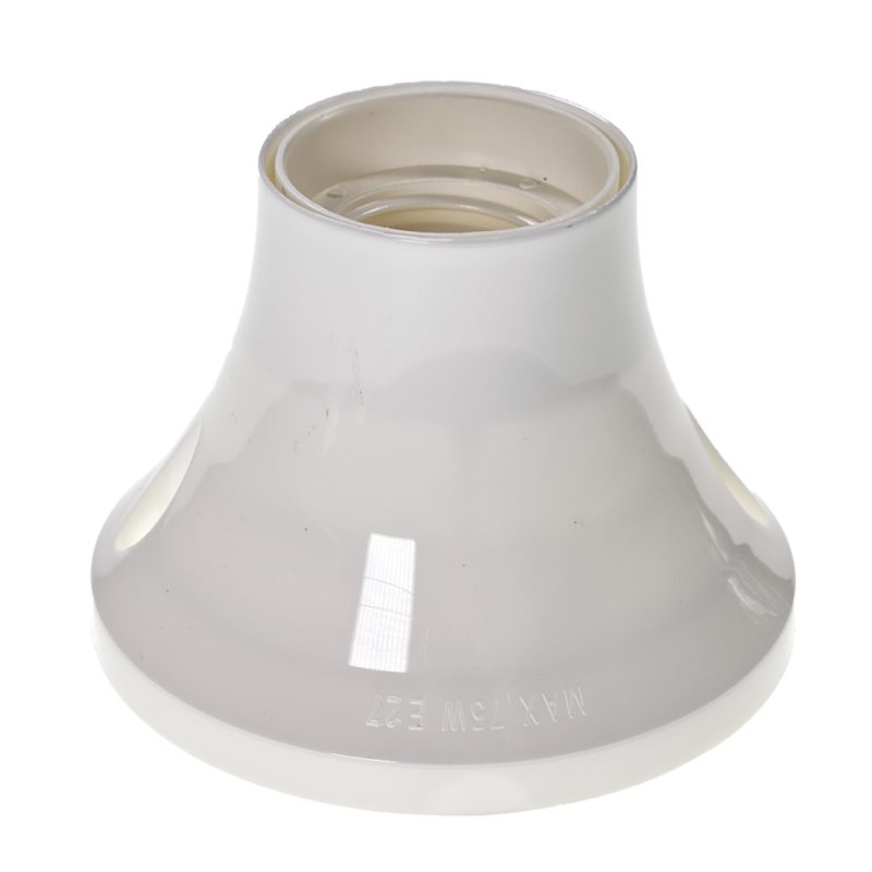 White E27 Batten with push wire terminals [033804]