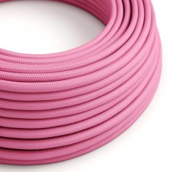 Neon Pink 3 Core Round Fabric Cable 6411773