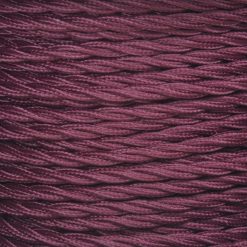 3 Core Braided Burgundy Individually Twisted