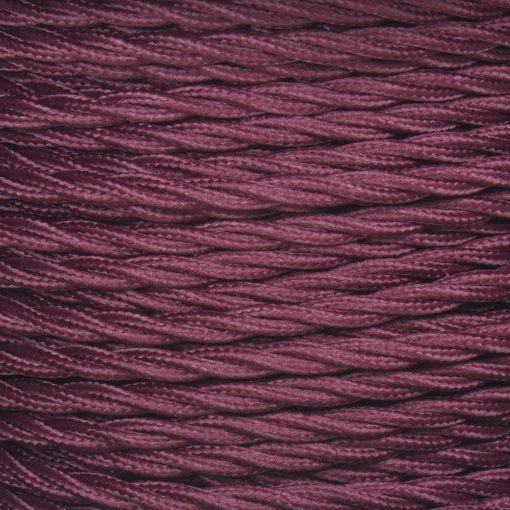 3 Core Braided Burgundy Individually Twisted