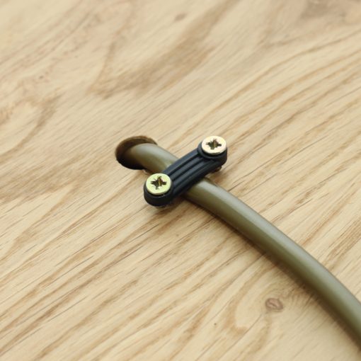 Wooden Base Lamp Kit 8 with Brass Un-Switched Lampholder KIT8B - Image 3