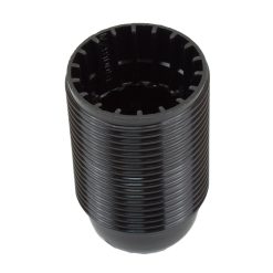 Black BC 40mm Dia Threaded Lampholder [PLU34976]