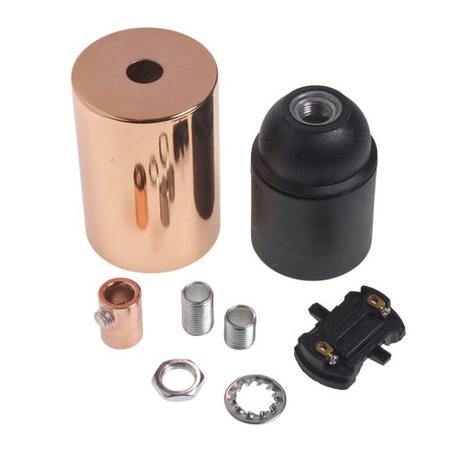ES | E27 | Edison Screw Copper Lampholder Cup and Cord Grip 3286208 - Image 2