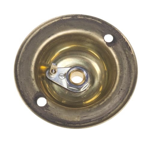 Brass Ceiling Plate With 10mm Hole & Screws [3127865] - Image 2