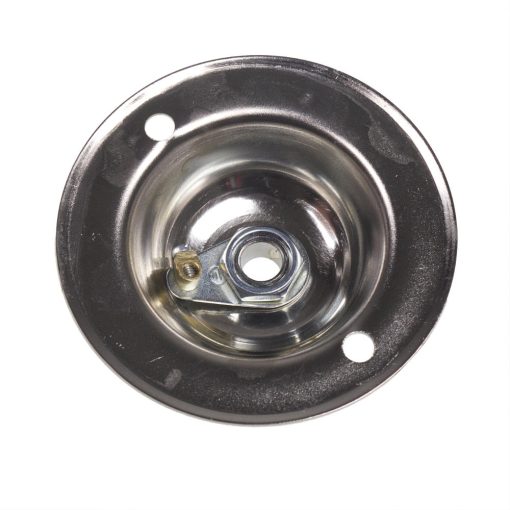 Nickel Ceiling Plate With 10mm Hole & Screws [3135122] - Image 2