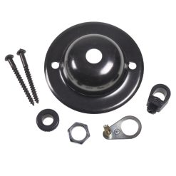 Bronze Ceiling Plate With 10mm Hole & Screws [3127811]
