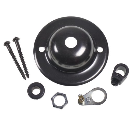 Bronze Ceiling Plate With 10mm Hole & Screws [3127811]