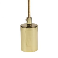 Brass ES | E27 | Edison Screw Lampholder Cup and Cord Grip 3574039