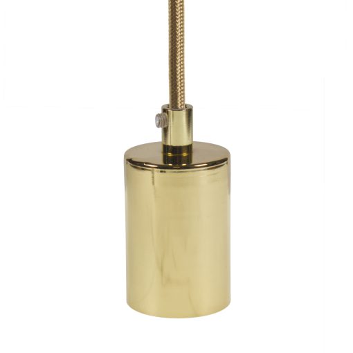 Brass ES | E27 | Edison Screw Lampholder Cup and Cord Grip 3574039