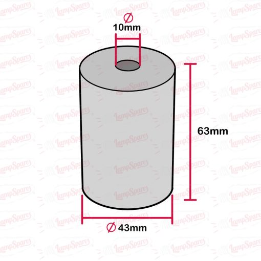 ES | E27 | Edison Screw Chrome Lampholder Cup and Cord Grip 3574040 - Image 3