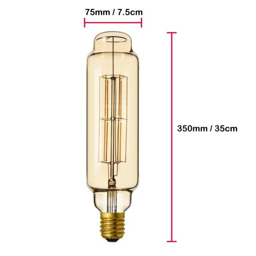 Giant 8w ES Antique Amber LED Filament 4297886 - Image 2