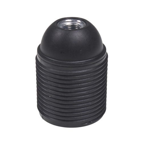E26 US Black Threaded Lamp Holder 3240221 - Image 2