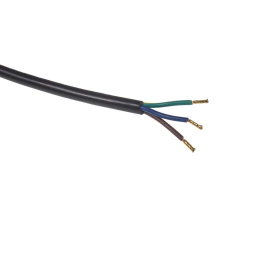 Black 3 Core With Moulded Plug And In Line Switch 2.5m Long - Image 4