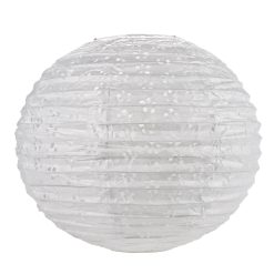 Double Lacy Paper Lantern 30cm White 8232168