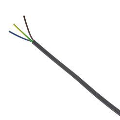 Anthracite Grey 3 Core PVC Flex Round 0.75mm 4047732