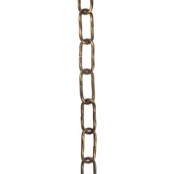 Square Twisted Chain Antique Brass Plated 4623754