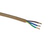 Gold Un-Switched 3 Core With plug 2.5m Long 41918 - Image 3