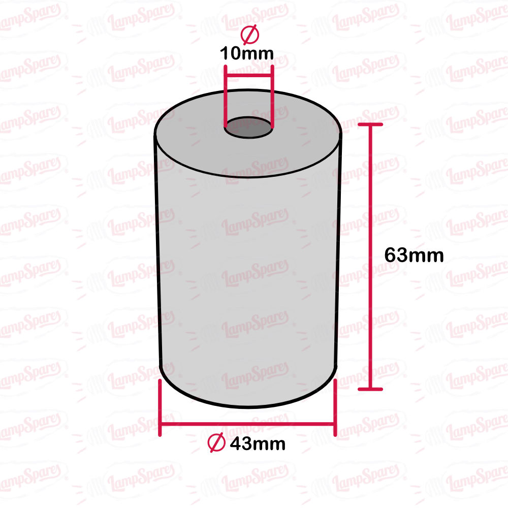 ES | E27 | Edison Screw Chrome Lampholder Cup and Cord Grip 3574040 - Image 3