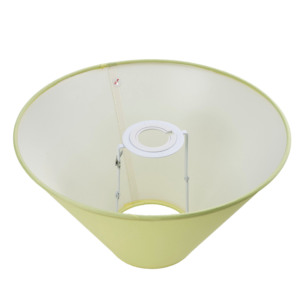 Conical Shade 25cm Taped Edge Primrose Yellow 8126102 - Image 2