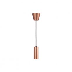 ES | E27 | Edison Screw Brushed Copper Pendant Light Fitting 5088866