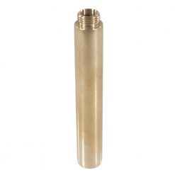 75mm Satin Gold Extender Male & Female 10mm Threads 5417378 | Lampspares.co.uk