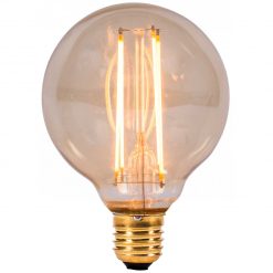 4W Led Vintage 80MM Globe Amber E27 [01464]