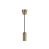 ES | E27 | Edison Screw Brushed Brass Pendant Light Fitting 5088867