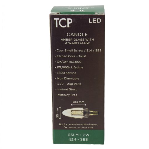 LED SES | E14 Vintage 2w TCP 7201519