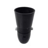 Black BC Switched Lampholder Snap on Cap 10mm Entry [3207322]