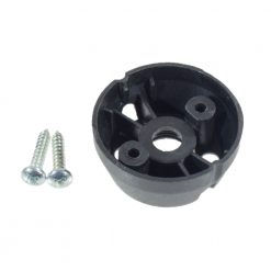 GU10 Lampholder Base Black Plastic With 10mm Thread And Screws 5120251