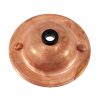 Antique Copper Ceiling Plate With 10mm Hole & Screws 5040826