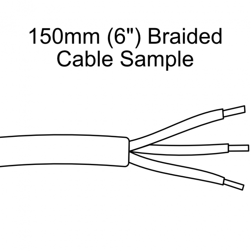 Round - Copper Braided - 150mm Sample