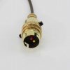 Pre Made Gold Lead With Brass BC Swiched Lampholder [PLU44617]