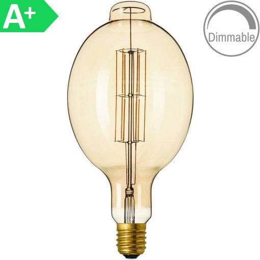 Giant 8w ES Antique Amber LED Filament 4297818 | Lampspares.co.uk